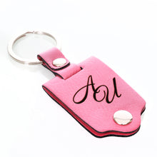 Заредете изображение във визуализатора на галерията – Кожен ключодържател със снимка и надпис
