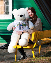 Заредете изображение във визуализатора на галерията – Плюшено мече 120 см. с персонализирана тениска