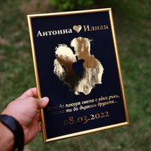 Заредете изображение във визуализатора на галерията – Плакет за влюбени двойки